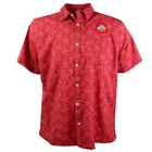 Wes and Willy Mens Palm Tree Button Up Hawaiian Shirt