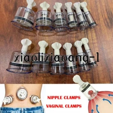 2 Pcs Set Easy Twist Rotary Vacuum Cupping Suckers Enhancement NO Pump