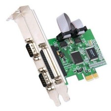 Serial Parallel I/O PCI-E Card 2 Serial RS232 DB9  1 Parallel LPT DB25, PCI E