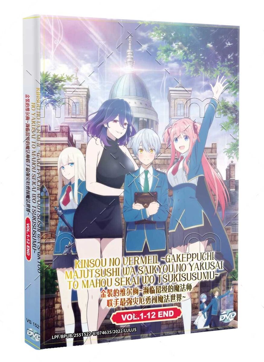 DVD Anime Kinsou No Vermeil Gakeppuchi Series (1-12 End) English Dub, All  Region