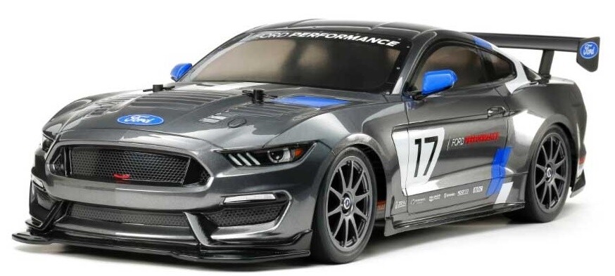 タミヤ　TT02 マスタング　メカ無し タミヤ 電動RCカーシリーズ 1/10RC フォード マスタングGT4 (TT