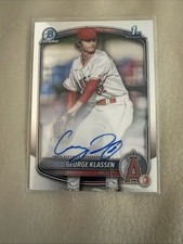 2025 Bowman George Klassen 1st Bowman Chrome Auto Angels 