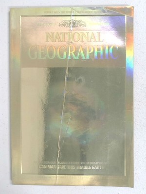 National Geographic Magazine 1988 Holographic Endangered Earth Special