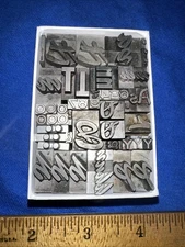 Printing Blocks “ Lead Ornamental Borders Dingbats” Variety #9