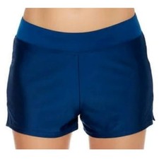 NEW Catalina 2X 18W-20W 39 Royal Blue Swim Shorts Plus Size Pool Chic