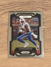 Justin Shorter 2023 Panini Prizm Rookie Base Card Buffalo Bills RC #310