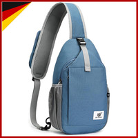 Schultertasche Crossbody Sling Bag Anti-Diebstahl UmhäNgetasche FüR Herren Damen
