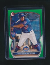 DAIVERSON GUTIERREZ 2023 BOWMAN PAPER GREEN PARALLEL 10/99 #BD-127