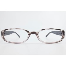 Key001 Eyeglass Frames Grey Patterned Clear Black Oval 51-19-140 41156