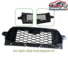 Front Upper Bumper Grille Black For 2025-2026 Rb5b-8200-ow Ford Explorer St Front Upper Bumper Grille Black For 2025-2026 Rb5b-8200-ow Ford Explorer St