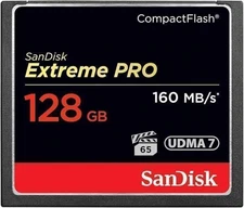 SanDisk Extreme Pro 128 GB CF Memory Card UDMA 7 160MB/s (SDCFXPS-128G-X46)