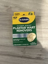 DR. SCHOLL'S CLEAR AWAY WART REMOVERS PLANTAR FOR Feet Exp 6/2026