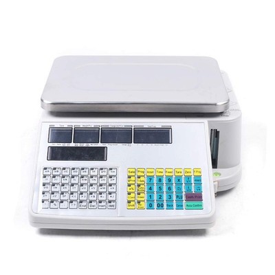 66LBS Digital Label Printing Computing Scale Price Market Printer Food Scale USA
