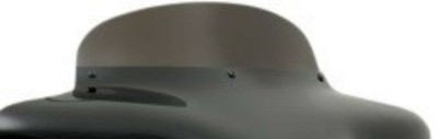 Memphis Shades Lucite Black 5'' Batwing Fairing Windshield for Harley Davidson