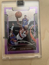 Jerami Grant Purple /25 2023-24 Panini One and One #50 TRAIL BLAZERS
