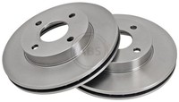 2X Bremsscheibe A.B.S. 15812 FüR Ford TVR Sierra 2 GBC GBG 1 GB4 Turnier BNG 4X4