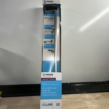 MOEN MY3524BN Hensley 24 in. Towel Bar with Press Mark in Brushed Nickel