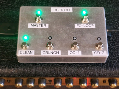 Custom 6-Way MIDI Footswitch For Marshall DSL40CR DSL100HR - PEDL-91016-Style