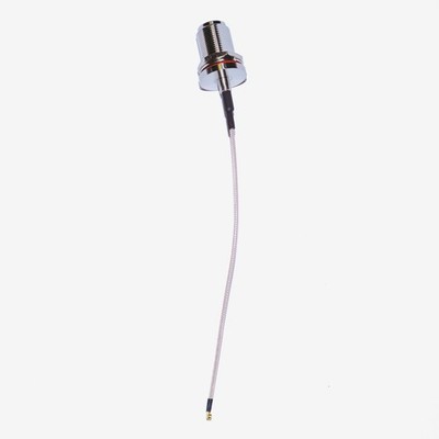 RG178 Coaxial Cable  - U.FL1 (IPEX) to N Type Female - Low Loss - 6'' / 15cm