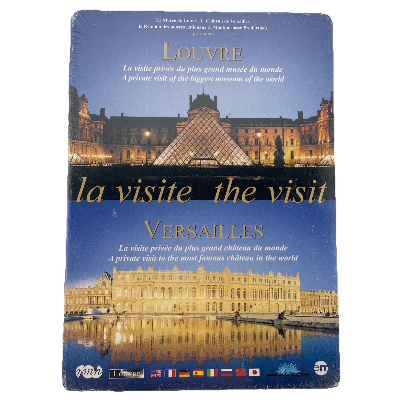 New & Sealed! Louvre Museum / Versailles Palace - The Visit 2x DVD Box Set