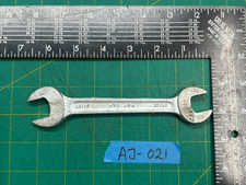 Vintage 6.5" Long 11/16" x 19/32" No.L100 Double Open End Wrench, Made in USA