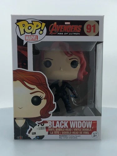 Funko POP! Marvel Avengers: Age of Ultron Black Widow #91 Vinyl Figure DAMAGED