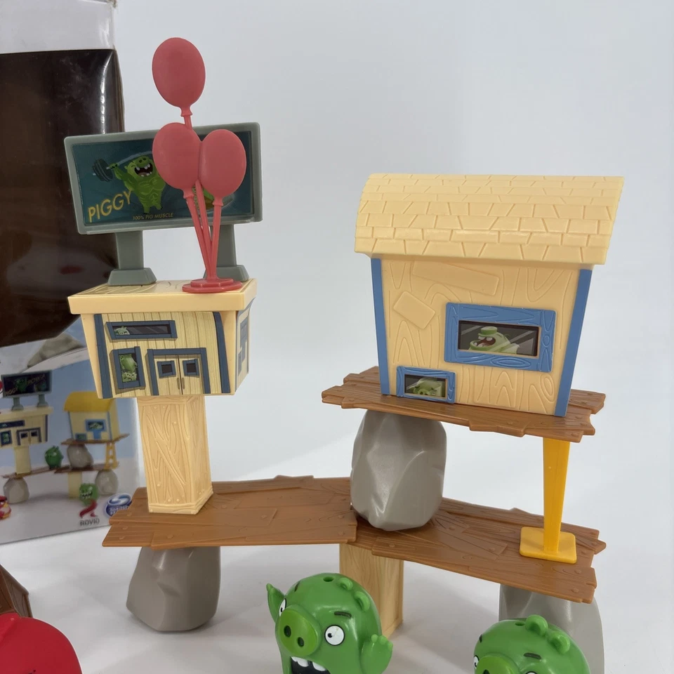 Angry Birds Pig City Strike Playset Slingshot Action Game Interactive Toys Kids - Image 4 of 4