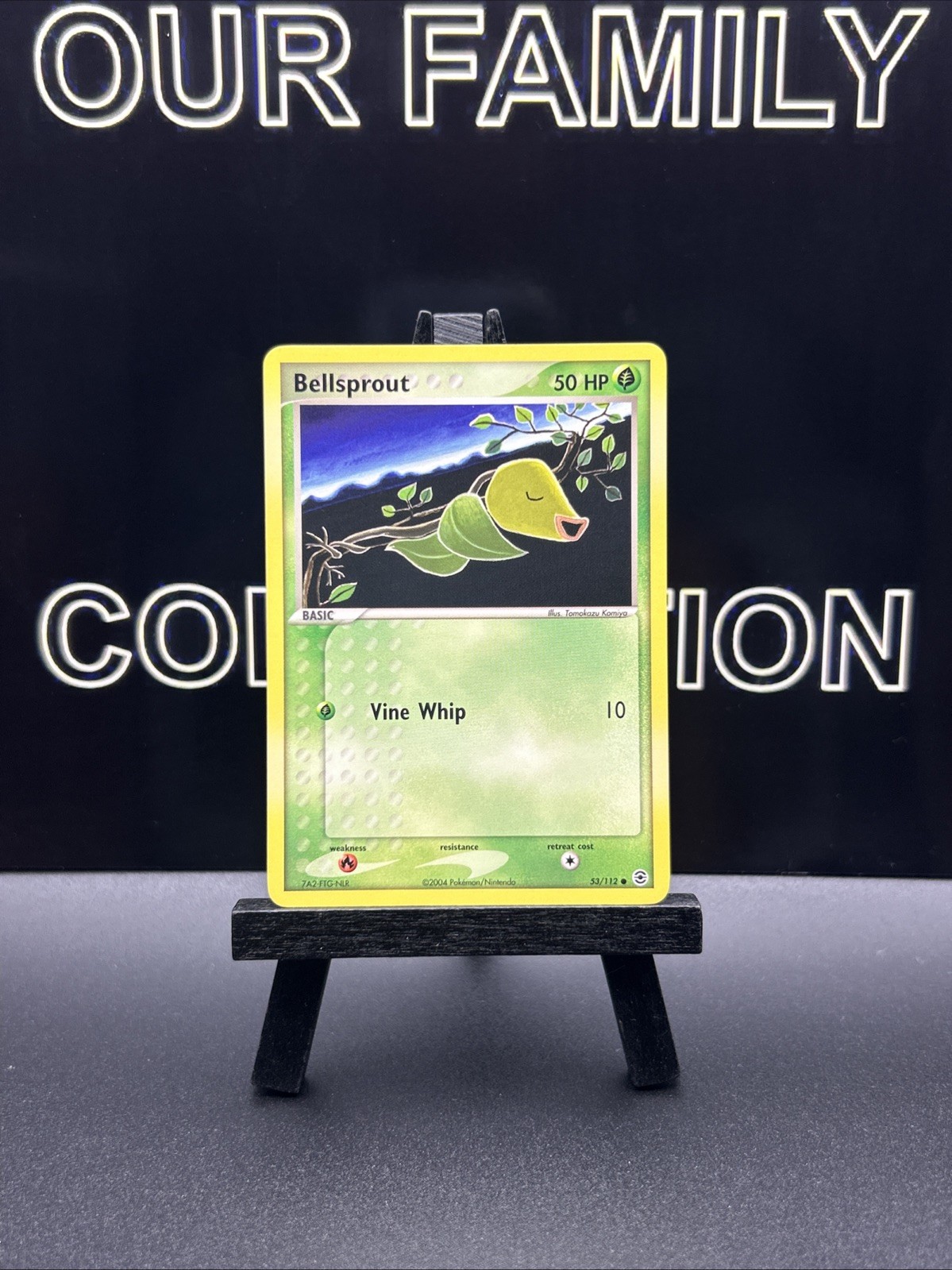 Pokemon TCG Bellsprout 53/112 FireRed & LeafGreen Common card Regular NM