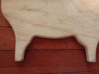 Wood pig cutting board — photo 4