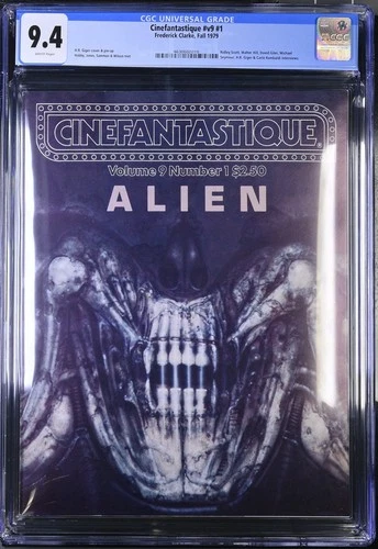 Cinefantastique 1st ALIENS Magazine COVER🔥CGC 9.4🔥HIGHEST GRADED (3)🔥NM🔥RARE