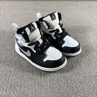 Nike Air Jordan 1 Retro Mid TD White Shadow Black Grey 640735-073 Size 7C