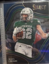 2022 Panini Select Draft Picks - Field Level Parallel Maxx Crosby #189 Blue