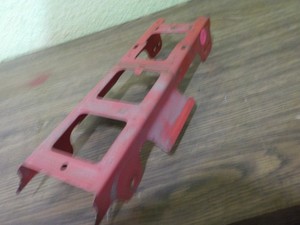 vintage tonka ford truck semi farm dumper red chassis 1954-57 for parts