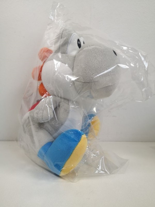 Yoshi blanc peluche Super Mario All Star doudou 20cm soft toy