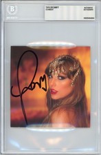TAYLOR SWIFT SIGNED Life of a Showgirl CD Picture #1 AUTOGRAPH BAS Beckett COA