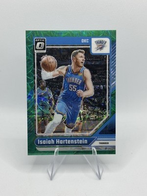 2024-25 Donruss Optic #114 Isaiah Hartenstein Green International #/25