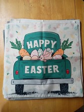 Pillow Cover for Easter Holiday Season 18 X 18 Inch Lot Of 4