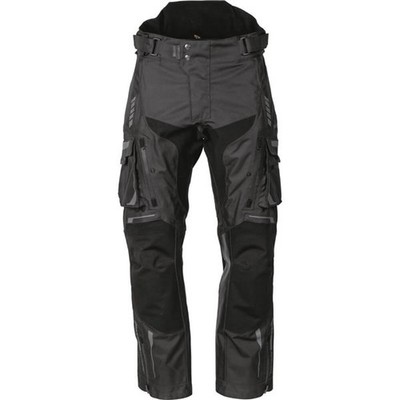 Tourmaster Horizon Line Highlander Waterproof Textile  Pants | Black/Charcoal
