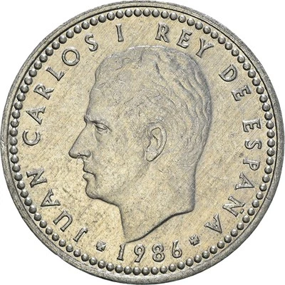 [#936283] Münze, Spanien, Peseta, 1986 - Bild 1 von 2