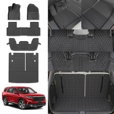 Floor Mats Compatible with 2023 2024 2025 2026 Honda Pilot Cargo Mat Trunk Ma...
