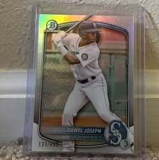 2025 Bowman Prospects Dawel Joseph #BP-8 Mariners RC 131/499