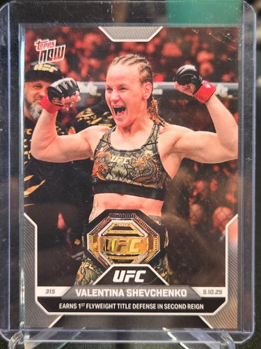 Valentina Shevchenko – Valentina Shevchenko - 2025 UFC Topps NOW® - Card 14 - PR: 464