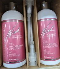 Nick Chavez Plumper N' Thicker Ultra Thickening Conditioner  Shampoo Set W Pump