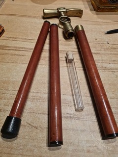 Gehstock Spazierstock Steigerstock Bergmanns Steiger mit Geheimfach