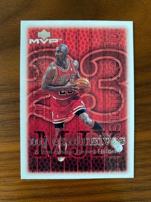 Michael Jordan 1999 Upper Deck #196 MJ Exclusives Champion Chicago Bulls 