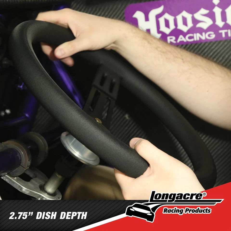 Volante de aluminio Longacre® 52-56809 15 pulgadas Fat Grip Foto 3 de 4