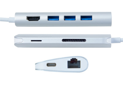 SMK-Link USB C Hub Multi-Port Hub Mini Docking Station -VP6920 NEW