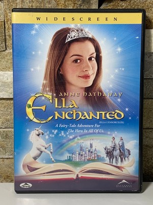 Ella Enchanted DVD Widescreen Anne Hathaway Family Fantasy Special Features