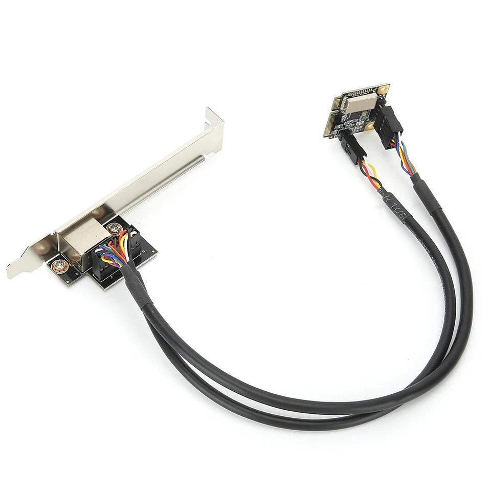 Network Card Mini Pci-E To Gigabit Desktop Computer Accessory Wired Free-D BAJ - Image 4 of 4