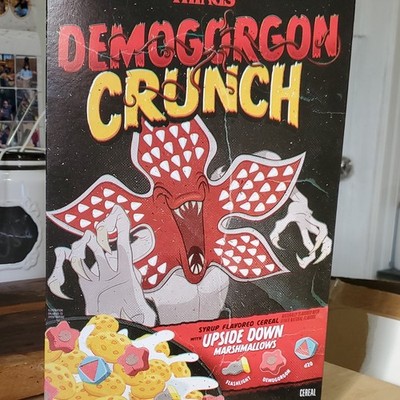 Kellogg's Demogorgon Crunch Stranger Things Breakfast Cereal Syrup Marshmallow